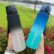 1 Liter Large Capacity Sports Water Bottle Leak Proof Colorful Plastic Cup for Outdoor Travel Gym Fitness Jugs