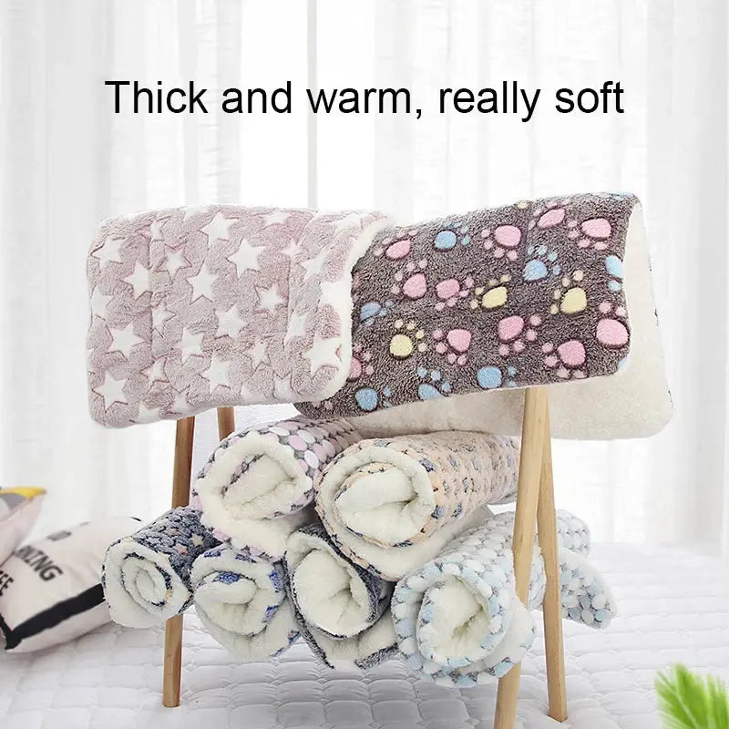 Flannel Pet Sleeping Mat Dog Bed Cat Bed Cushion For Small To Large Dogs Winter Warmth And Comfort