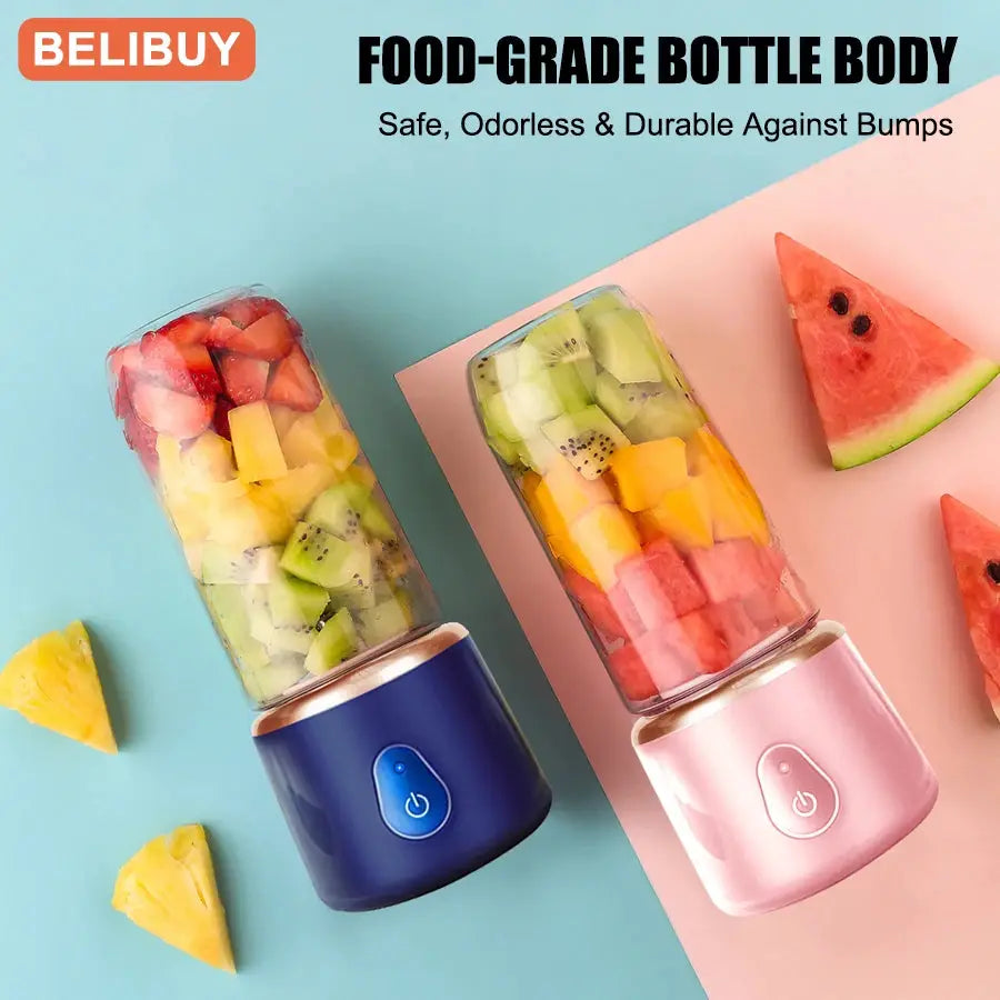 400ml Portable USB Rechargeable Juicer Blender for Fruit and Smoothies