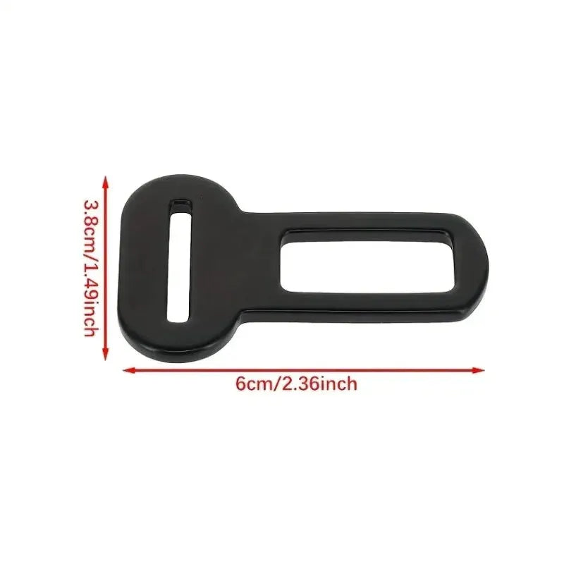Simples Market Pet Seat Belt Adapter, black metal clip for car and truck seats