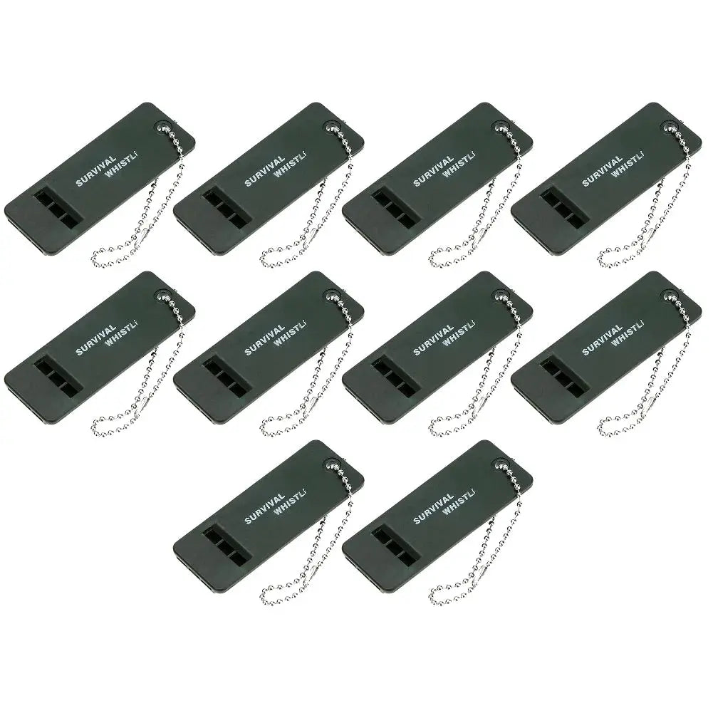 Three Frequency High Decibel Survival Whistle For Outdoor Hiking Camping Hunting Emergency Signaling Tool