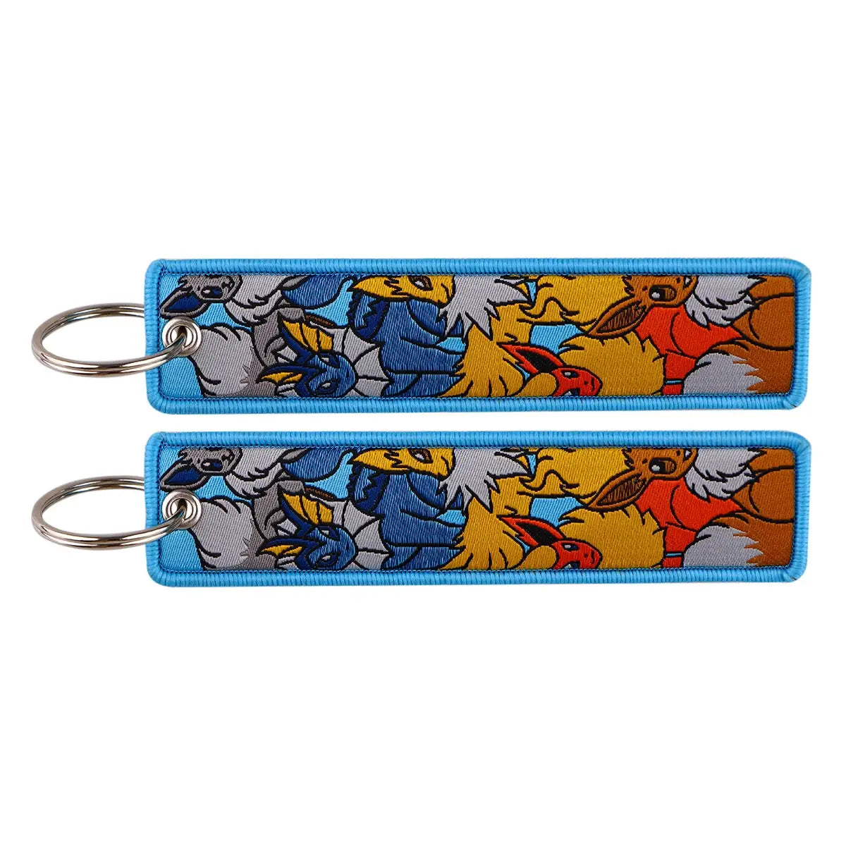 Gengar and Mewtwo Anime Keychain Zinc Alloy Double Sided Key Tag for Keys Car Motorcycle Gift for Men Women