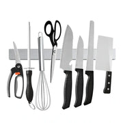 Professional Magnetic Knife Strip Stainless Steel Knife Holder Rack Kitchen Knife Bar 30 40 50 Cm