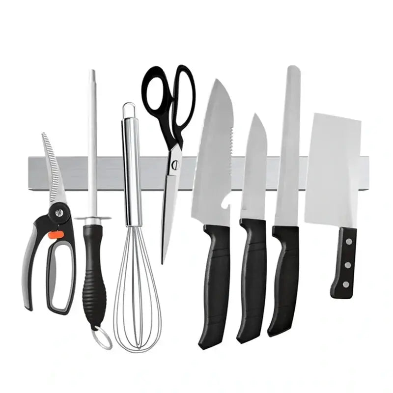Professional Magnetic Knife Strip Stainless Steel Knife Holder Rack Kitchen Knife Bar 30 40 50 Cm