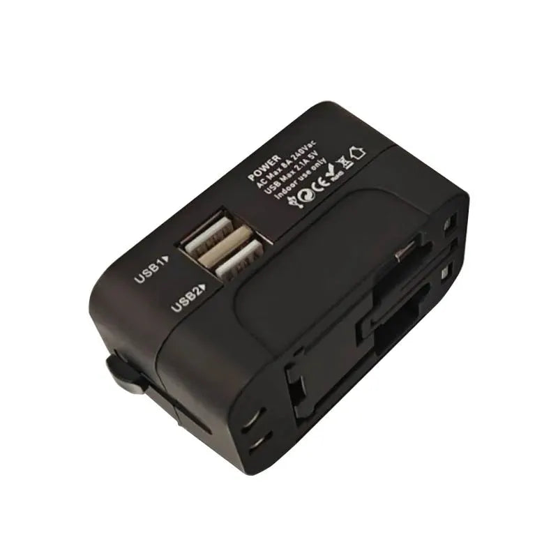 Universal Travel Adapter with Dual USB - Simples Market