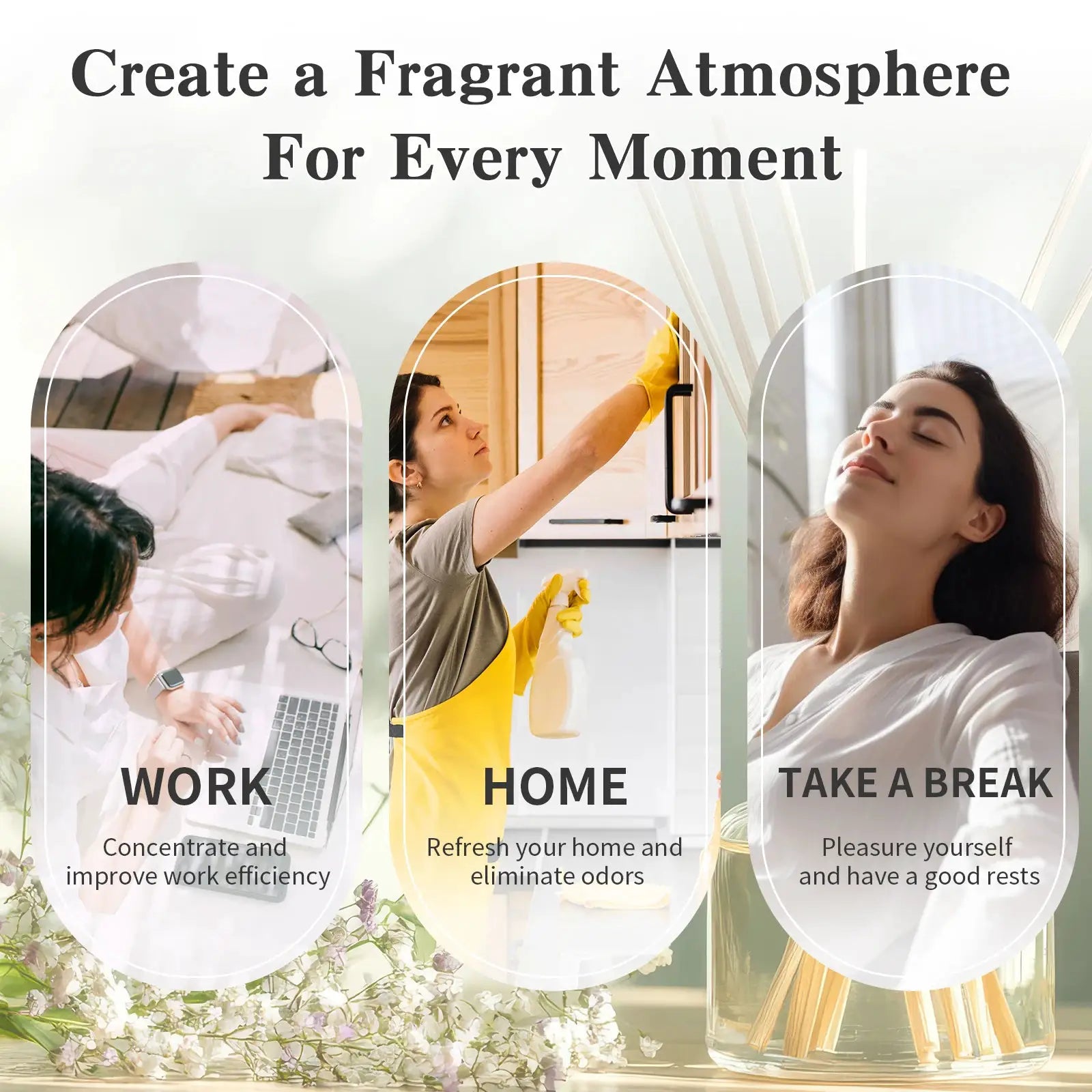 PHATOIL 100ml Fragrance Oils Set With Dropper White Musk Orange Blossom Bubble Gum Baby Powder Coffee For Aromatherapy