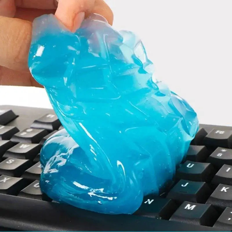 Blue cleaning gel by Simples Market for keyboard and car cleaning