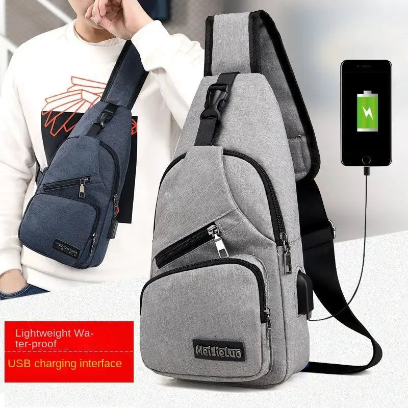 Fashion Casual Men’s Crossbody Messenger Bag - Simples Market