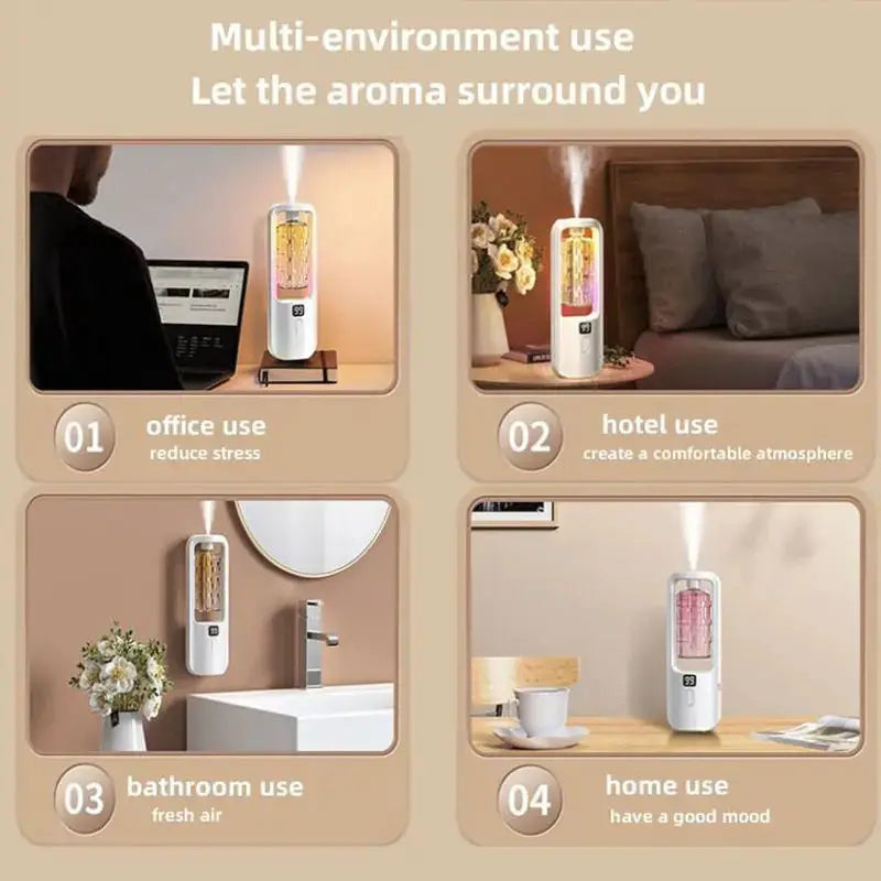 50ml Wall Mounted Essential Oils Diffuser With Time Setting For Bedroom And Toilet Fragrance Diffuser