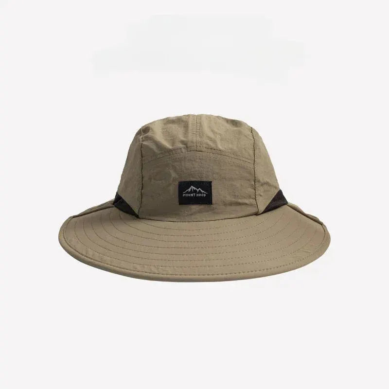 Unisex Wide Brim Bucket Hat With Neck Sun Protection For Outdoor UV Quick Dry Panama Style Fishing Hiking