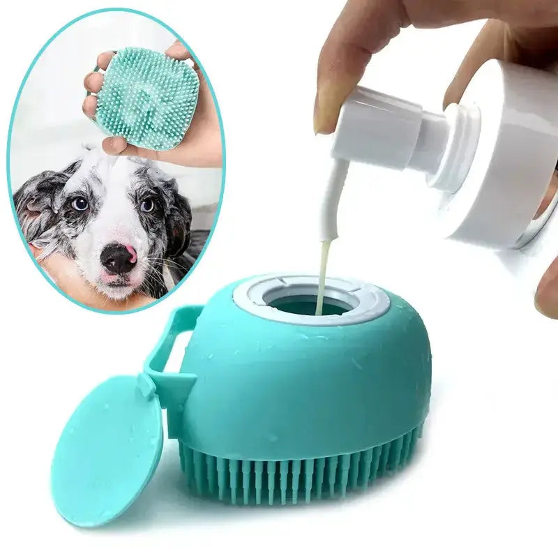 Silicone Bath Massage Gloves For Dogs And Cats Soft Safe Pet Grooming Gloves For Bath Time