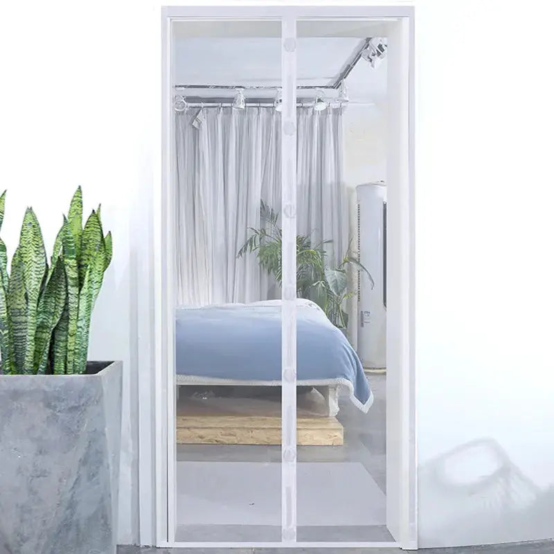 Magnetic Mosquito Net Door Curtain With Automatic Closing For Kitchen And Living Room Fly Screen Barrier