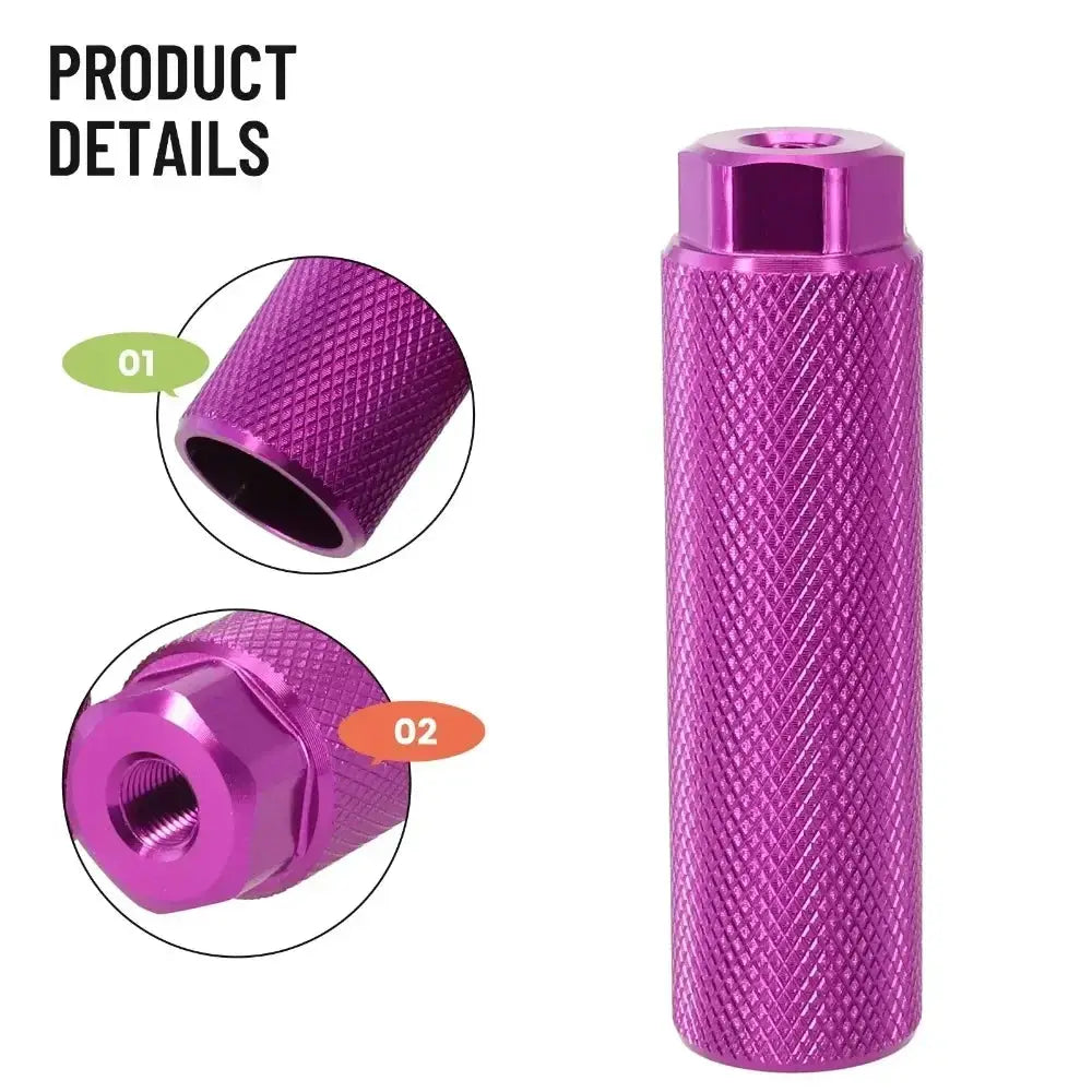 Bike Pegs Aluminum Alloy Anti Skid For BMX And Mountain Road Track Bikes 3 8 Inch Axles Front And Rear