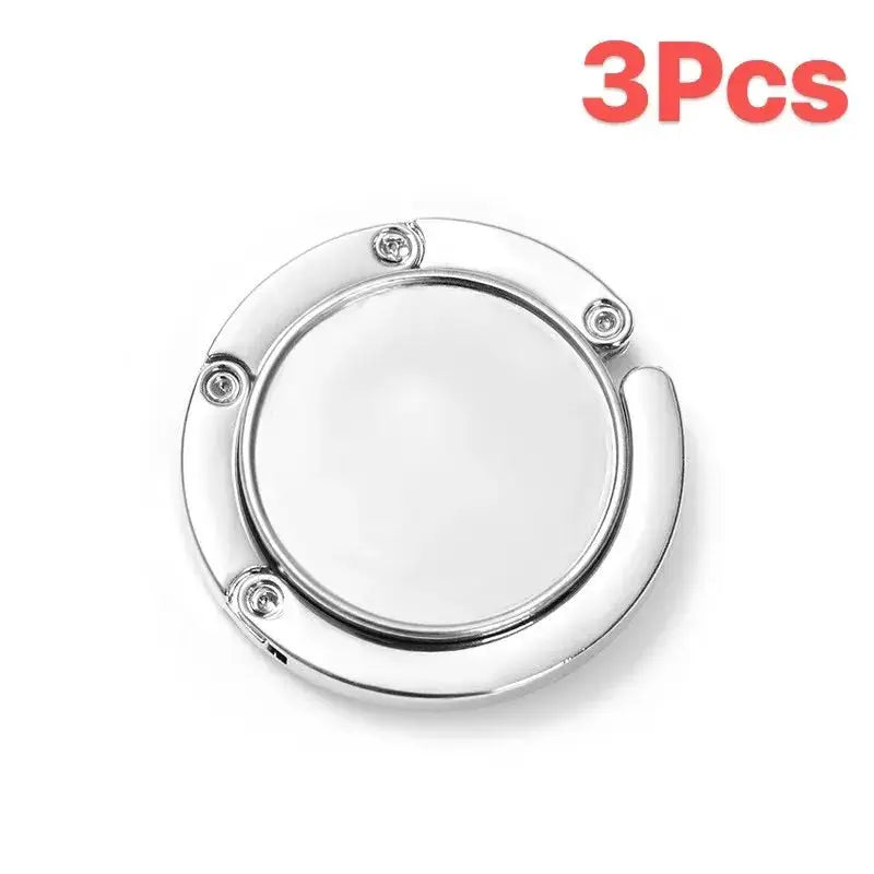 Portable Foldable Bag Hook For Table Edge Bag Holder Zinc Alloy With Strong Load Bearing Capacity