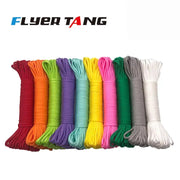 Flyer Tang 12-color 4mm paracord bundles (550 cord) for survival, camping and hiking