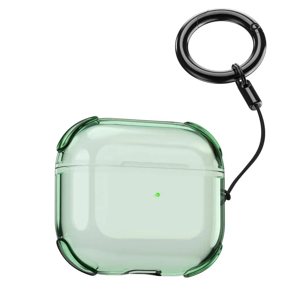 Transparent TPU Case For AirPods Pro 1st And 2nd Gen 3rd Gen And 4th Gen With Lanyard Shockproof Crystal Clear Cover