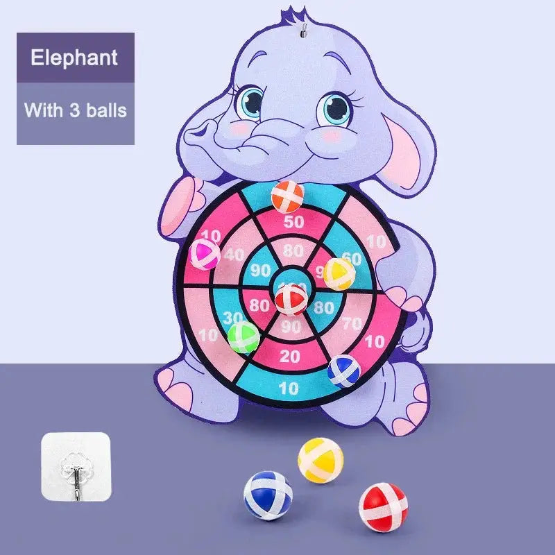 Educational Sticky Dart Board For Kids Indoor Play Montessori Toy For Children Aged 3 To 7 Years