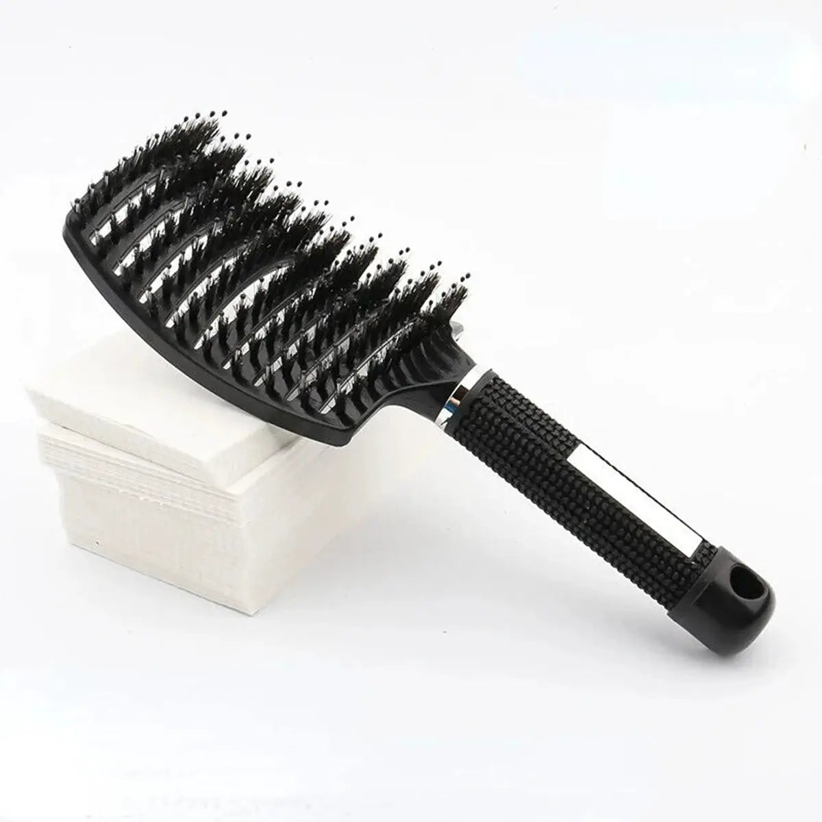 Hair Brush With Scalp Massage Comb Boar Bristle Nylon Detangling For Wet Curly Hair Women Hairdressing Styling Tool
