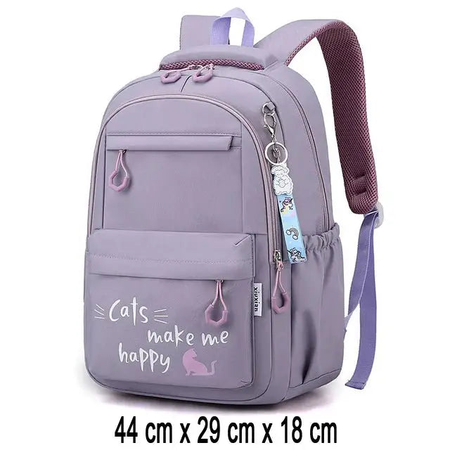 Pink Kawaii School Backpack - Simples Market