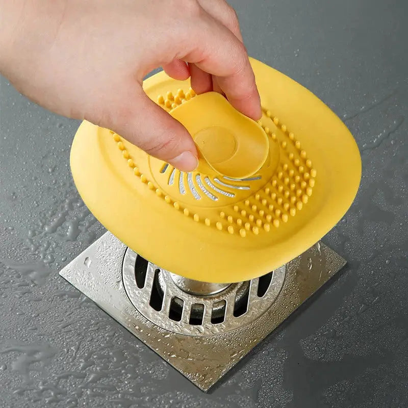 2 Pack Bathroom Hair Catcher Stopper For Shower Drain Filter TPR Floor Drain Cover Plug Kitchen Sink Strainer