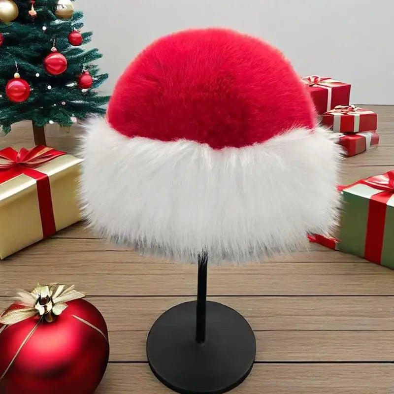 AuroraCo Womens Mongolian Style Furry Hat Korean Inspired Thickened Winter Warmth And Flattering Fit