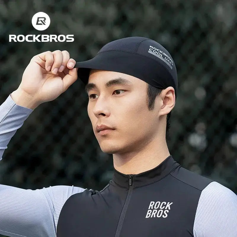 RockBros Cycling Cap Breathable Quick Drying Inner Cap UPF 50 Sun Protection for Running Cycling and Motorcycle Hats