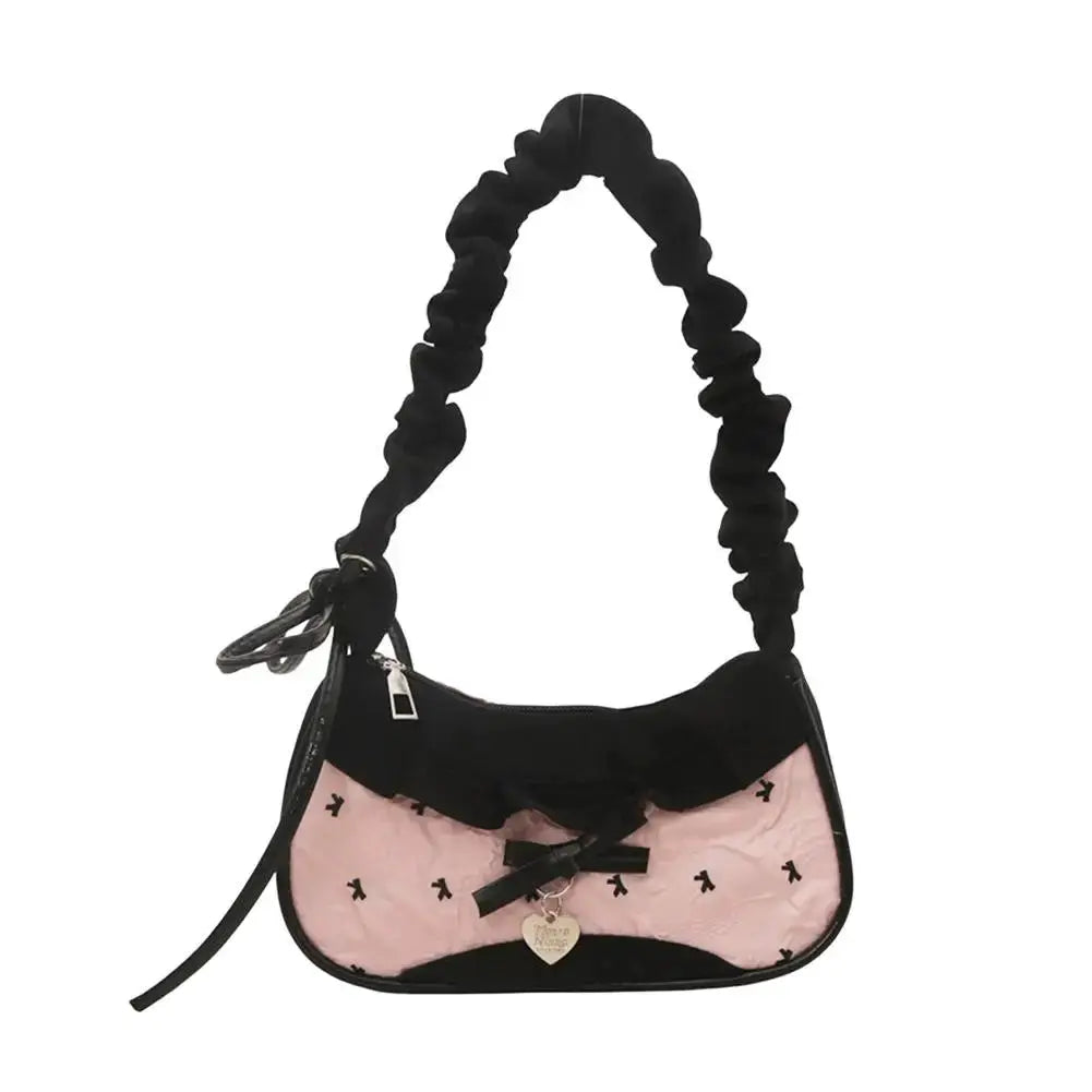 Fashion Grid Mini Handbag With Adjustable Shoulder Strap For Crossbody Or Handheld Use For Everyday Commute