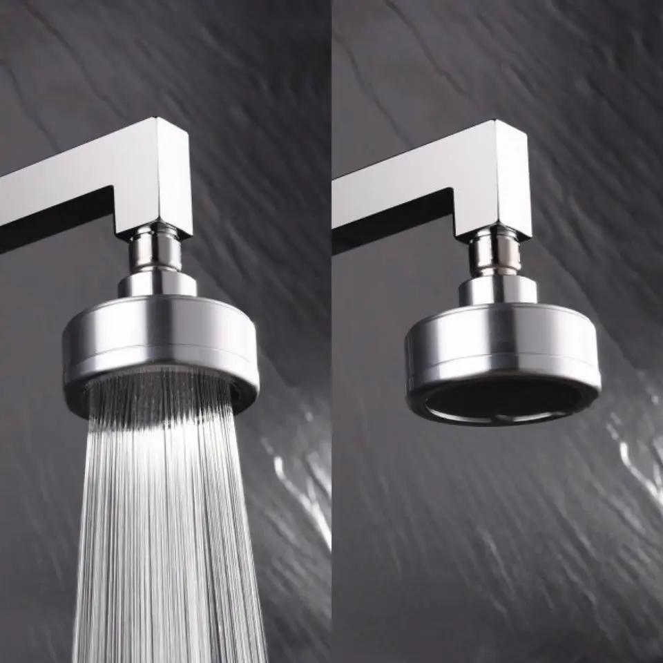 Shower head, Simples Market brushed 304 stainless steel, pressurized water-saving, detachable and washable