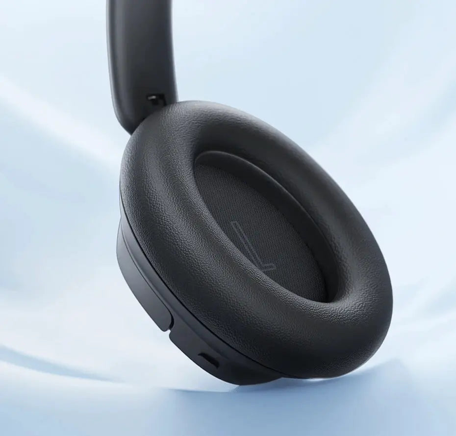 Baseus EH10 NC wireless headphones, black over-ear design with cushioned ear pads