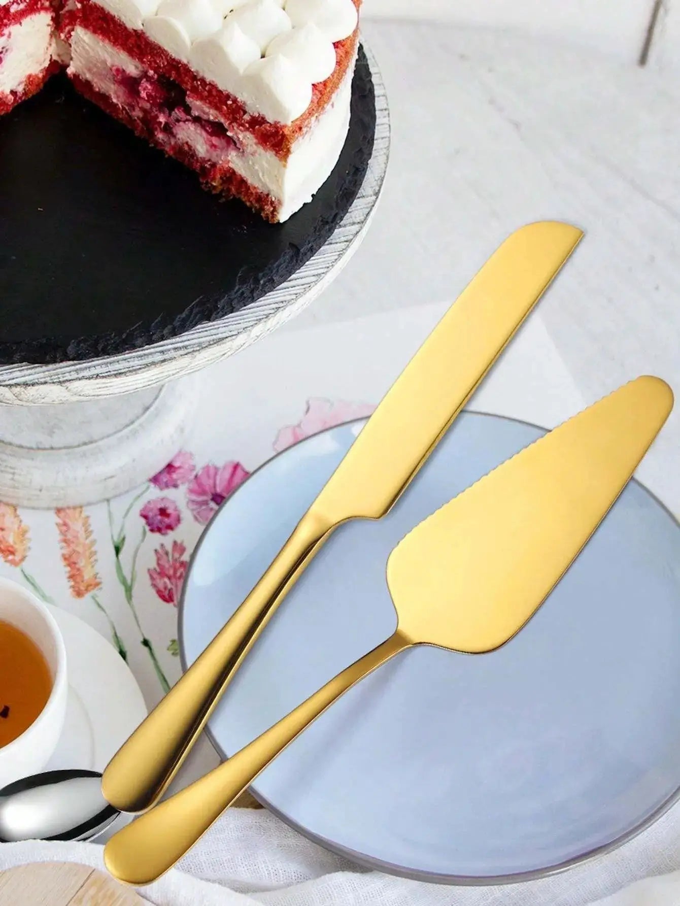 Stainless Steel Cake Spatula Set 1 Or 2 Pieces For Baking And Decorating Bread Pastry Spatulas Catering Tools