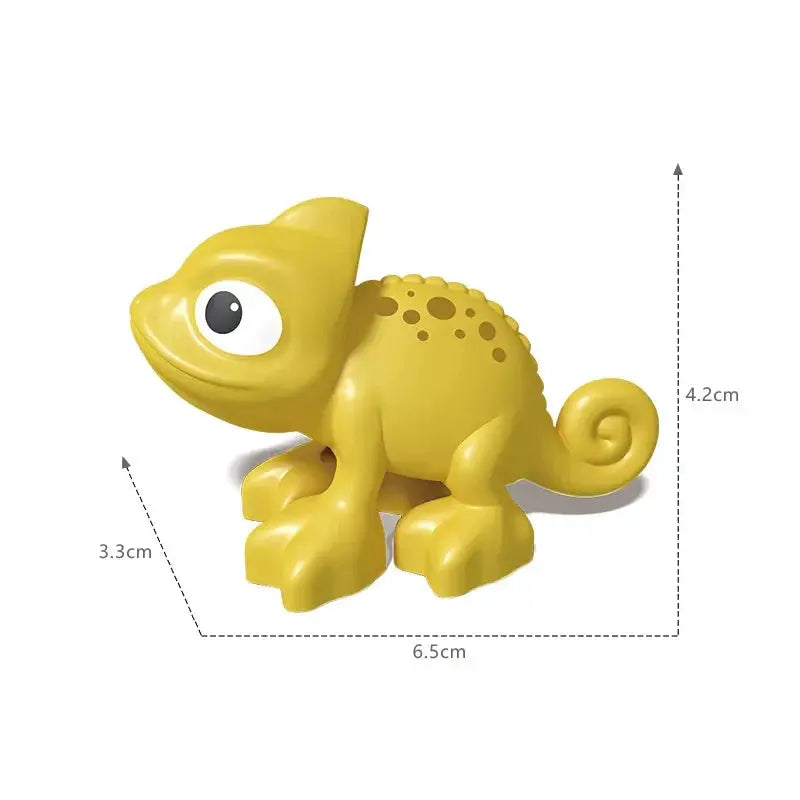 Big Building Blocks Zoo Animals Set Compatible Large Bricks For Kids Fun Assembly Toys Party Gift