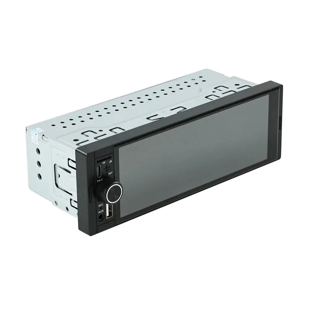 1DIN universal MP5 car radio with 6.86-inch touchscreen, USB and AUX ports