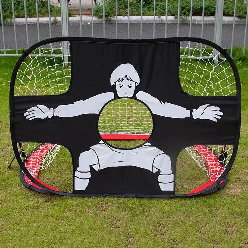 Foldable Nylon Soccer Goal For Kids And Adults Portable Pop Up Net For Backyard Playground Indoor Outdoor Training