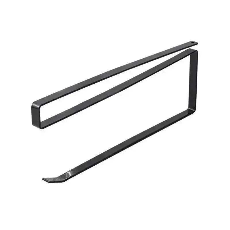 Paper Roll Holder Towel Rack Cling Film Storage Damage Free No Punching Installation Hanging Shelf Kitchen And Bathroom