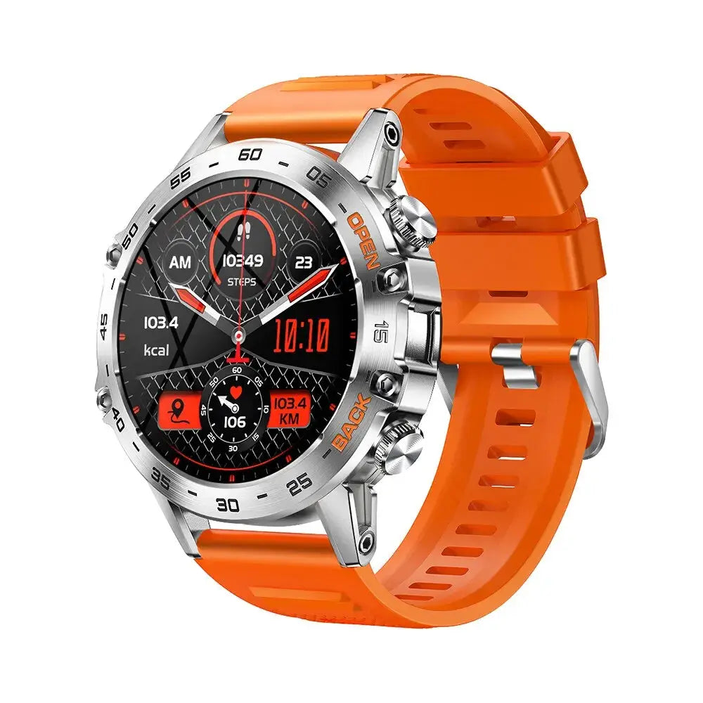 Mevaden Steel 1.39 Bluetooth Call Smart Watch MD52 IP67 Waterproof Fitness Tracker For Android iOS