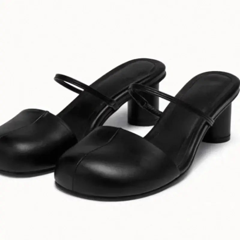 Women's Summer Mules Slippers Slip On Slingback Sandals Cover Toe For Outdoor Street Style And Comfort
