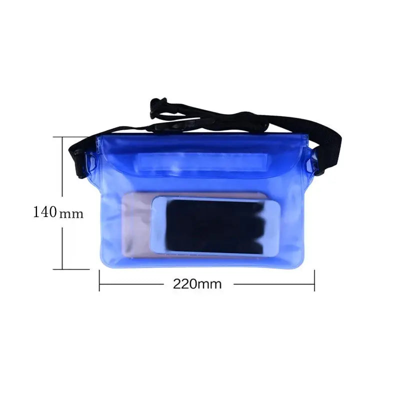 Waterproof Swimming Bag And Dry Phone Case Waist Pack For Beach Boat Skiing Diving And Outdoor Sports