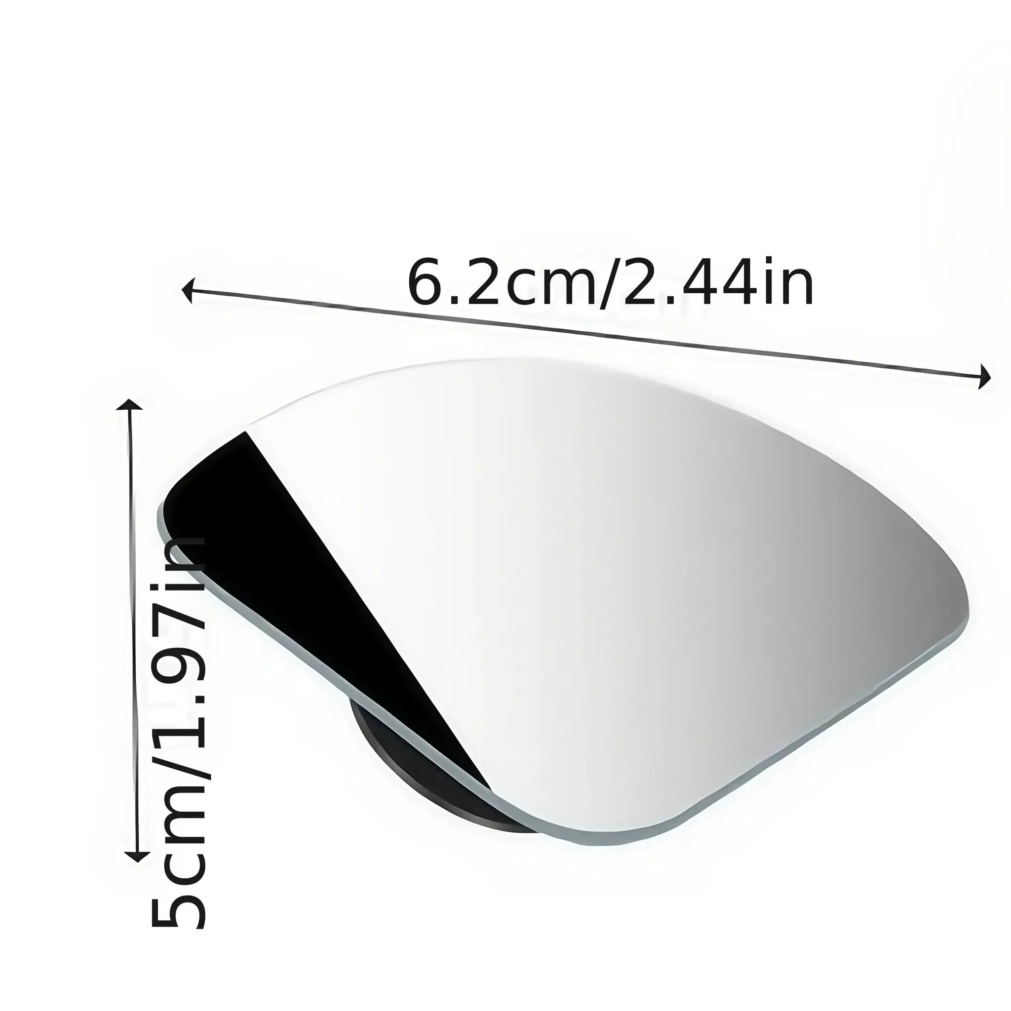 2 Piece Universal Fit Blind Spot Mirrors for Cars Wide Angle Rearview Mirror with 360 Degree Adjustable High Definition