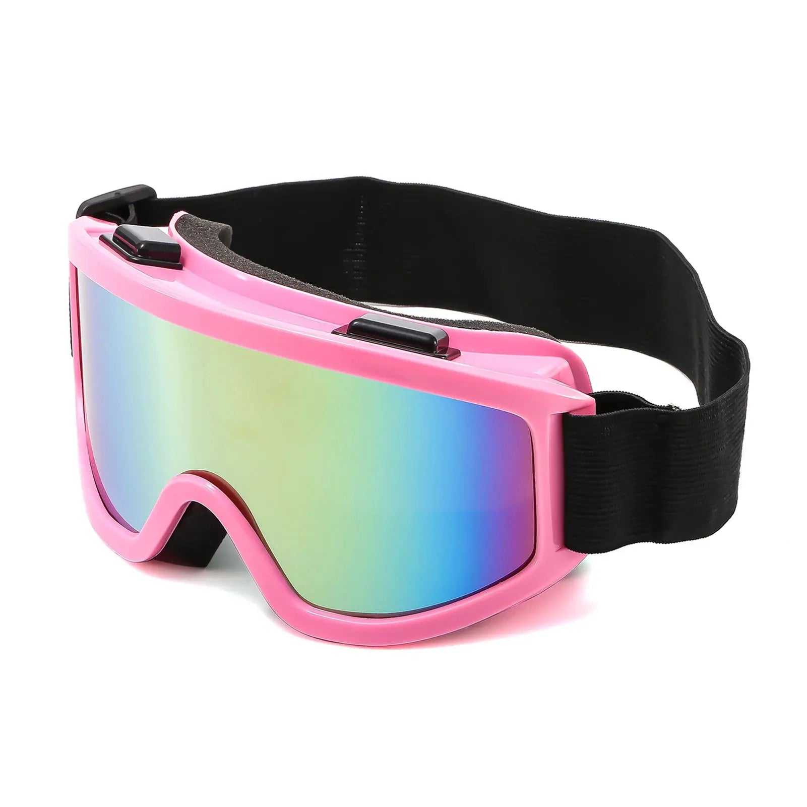 SummitVision Large Frame Ski Goggles Colorful Lens Anti Collision Anti Glare For Snowboarding And Skiing