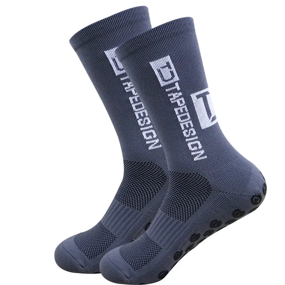 Mens Non Slip Soccer Socks With Non Skid Grip For Football Basketball Cycling And Training Performance