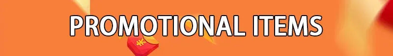 Promotional items banner for Simples Market with orange background