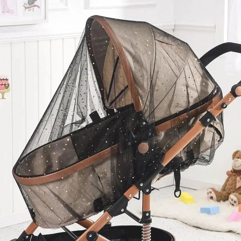Universal Baby Stroller Sunshade Mosquito Net For Pram Buggy Pushchair Insect Fly Net Protection Cover