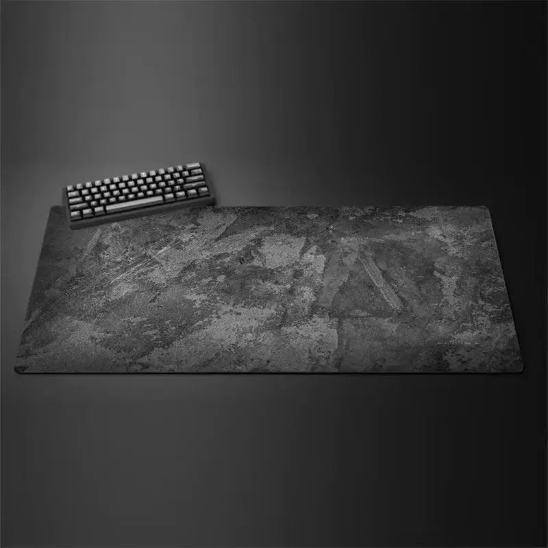Dapesuom XXL Extended Gray Mouse Pad For Gaming And Work Non Slip Rubber Base Ultra Smooth Surface Desk Mat