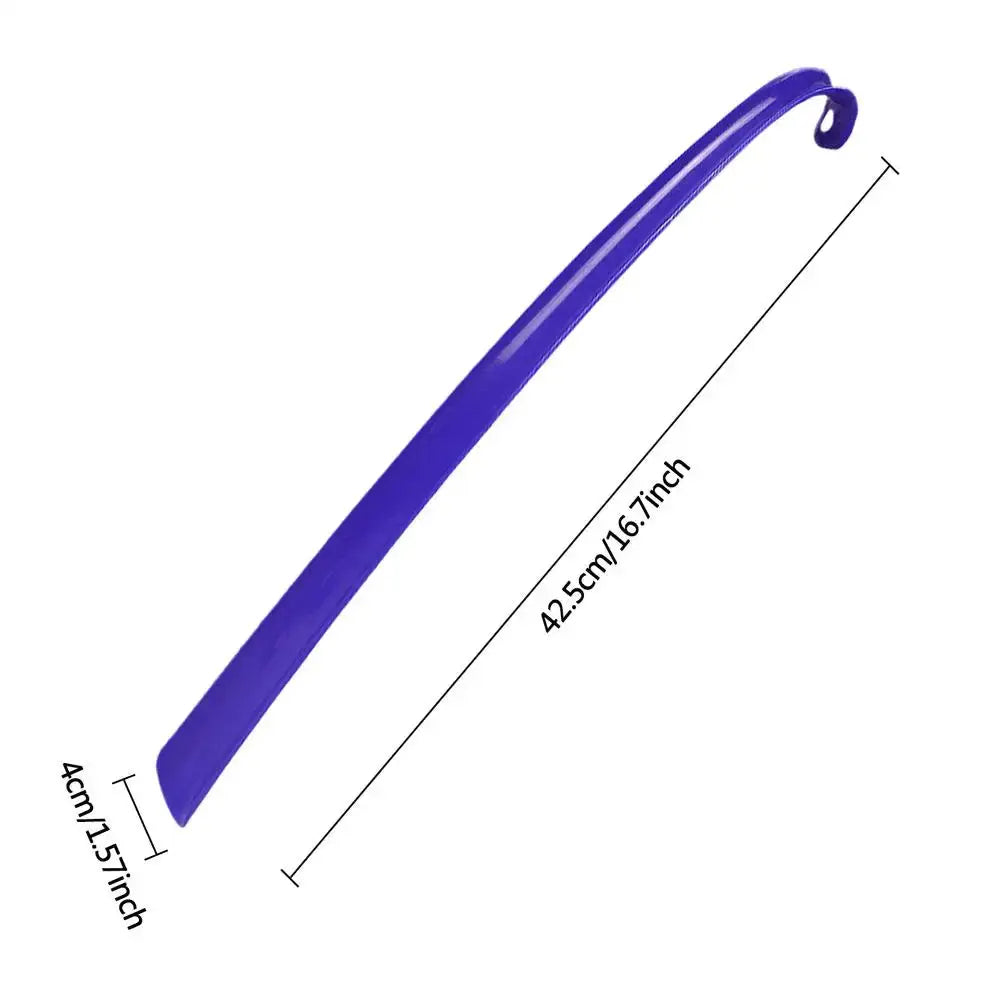 42.5cm Plastic Extra Long Shoehorn For Easy Shoe Dressing No Bending Lifters For Seniors And Pregnant Wearers