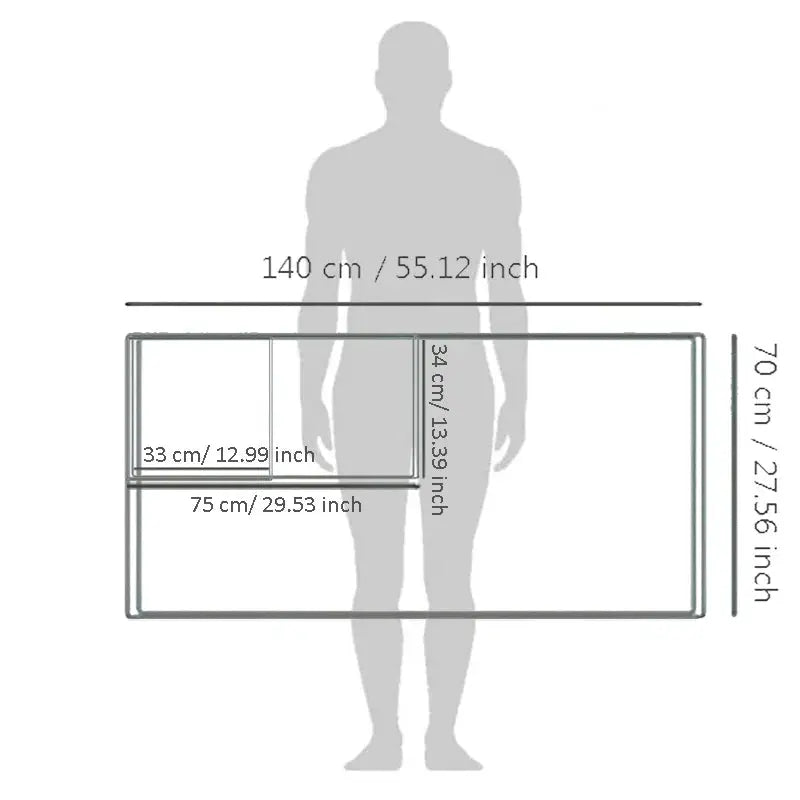 Simples Market 3pc Luxurious cotton towel set size diagram showing bath towel, hand towel, and washcloths
