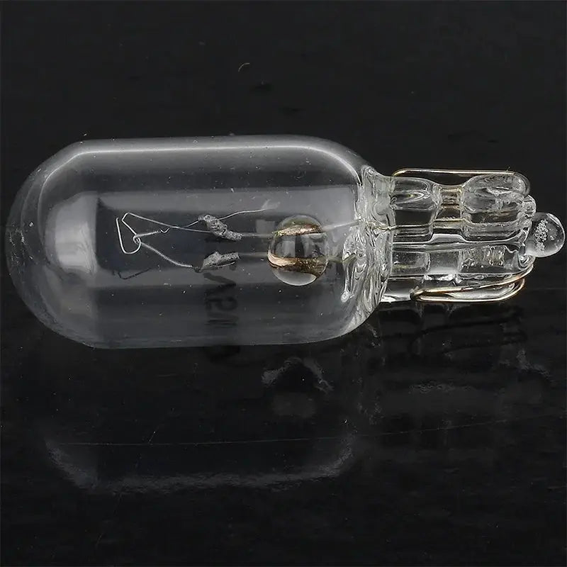 Simples Market car bulb, clear glass signal lamp, 12V W5W single-filament