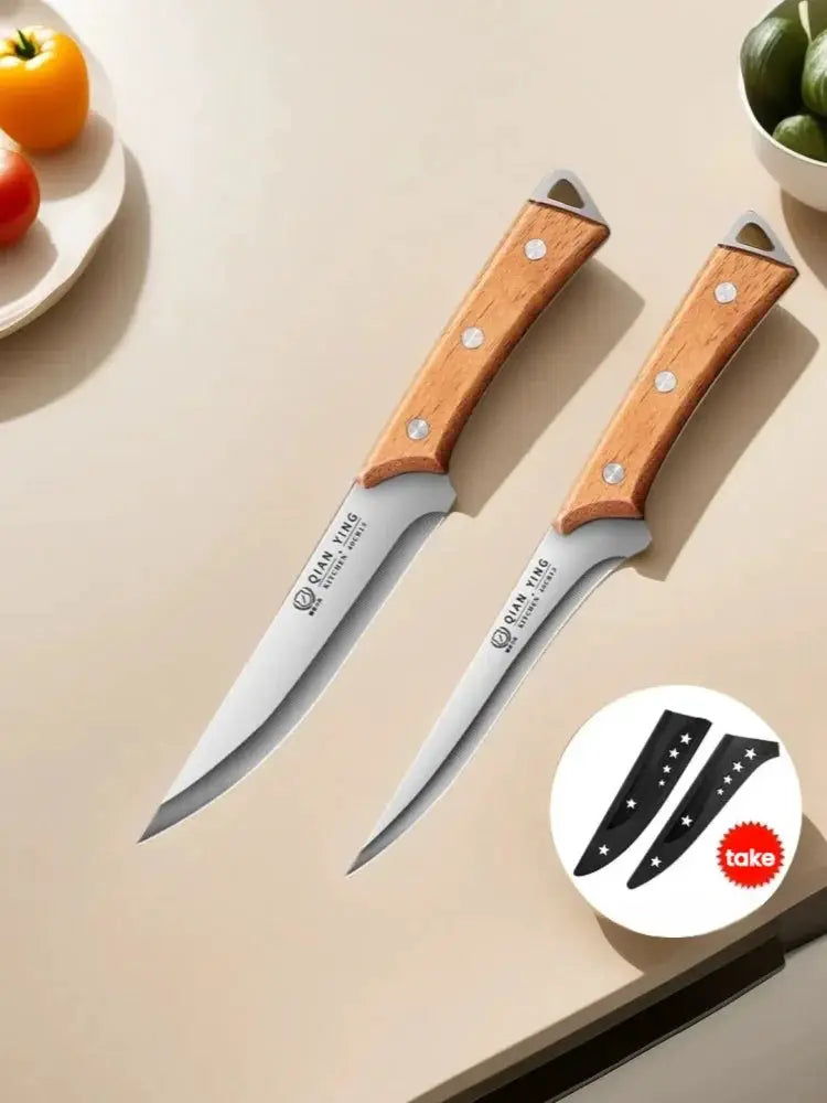 High Manganese Steel Butcher Knife for Boning and Pork Processing, Sheep Slaughtering, and Skinning Animals