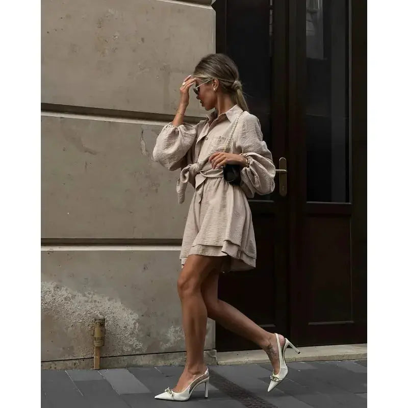 Casual Loose Two Piece Short Sets for Women Summer Spa Vacation Outfit