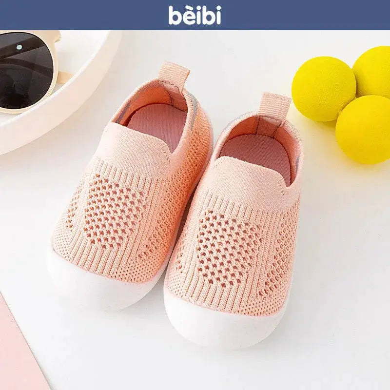 Baby Spring Summer Soft Sole Socks Shoes Mesh Unisex Anti Slip Floor Socks 0 To 3T Lightweight Walking Shoes