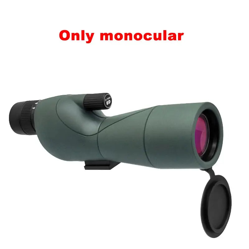 25-75x60 Spotting Scope Zoom Monocular High Power Telescope BAK4 Prism ED Lens for Outdoor Camping Bird Watching Hunting